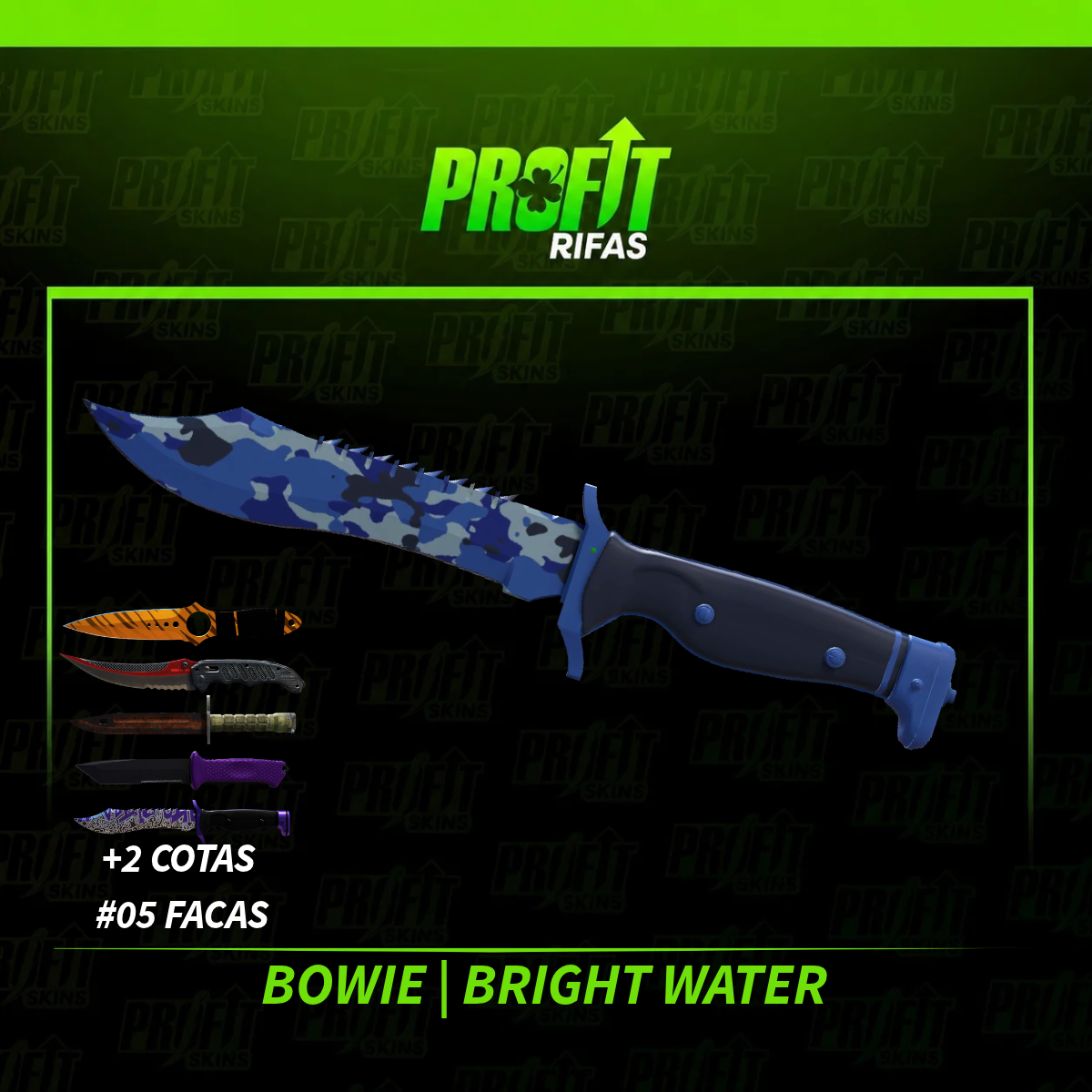 BOWIE | BRIGHT WATER +02 COTAS - #05 FACAS